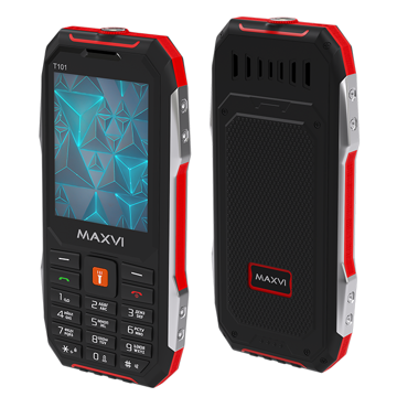 Мобильный телефон MAXVI T101 Red, купить в rim.org.ru, гарантия на товар, доставка по ДНР