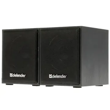 Компьютерная акустика DEFENDER (65223)2.0 SPK 230 USB 4W black, купить в rim.org.ru, гарантия на товар, доставка по ДНР