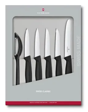Набор ножей VICTORINOX SWISS CLASSIC KITCHEN 6.7113.6G, купить в rim.org.ru, гарантия на товар, доставка по ДНР