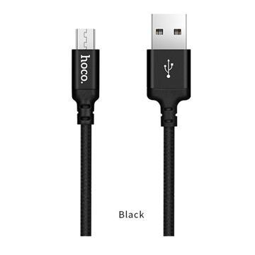 Кабель HOCO X14 micro USB Series Black, купить в rim.org.ru, гарантия на товар, доставка по ДНР