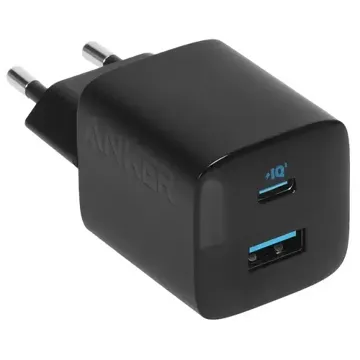 Сетевая зарядка ANKER PowerPort 323 - 33W Dual-Port USB-C (Black), купить в rim.org.ru, гарантия на товар, доставка по ДНР