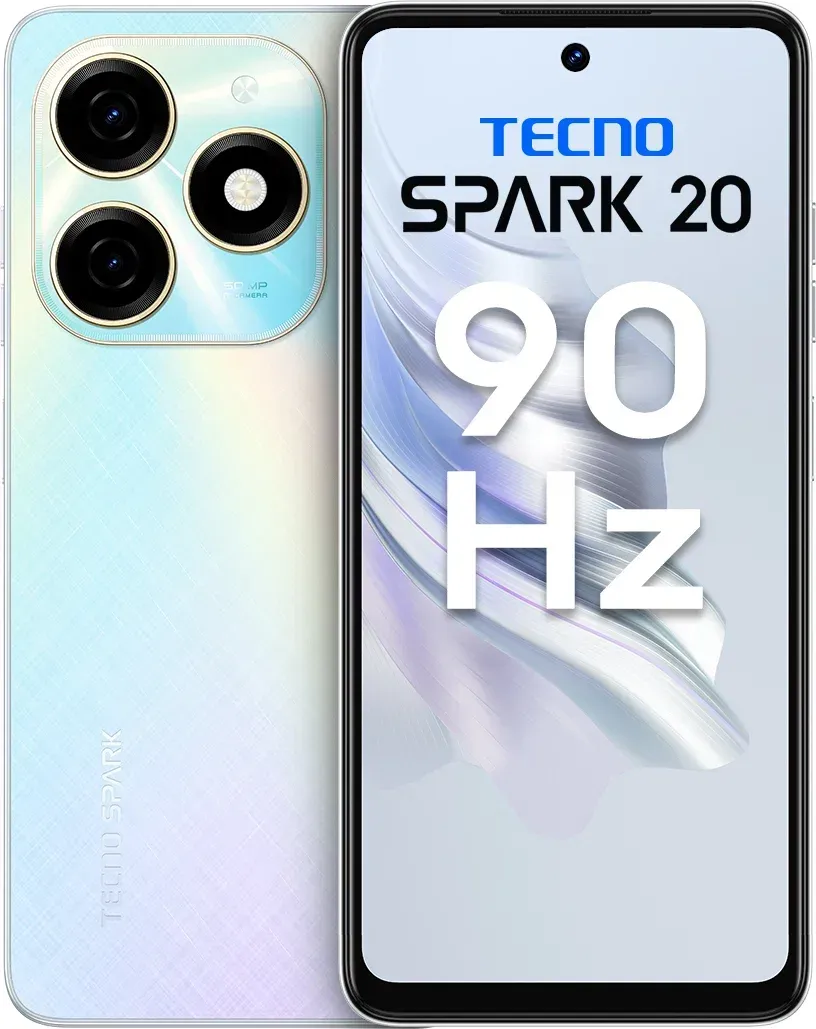 Купить Смартфон TECNO Spark 20 (KJ5n) 8/256GB (cyber white) в ДНР.