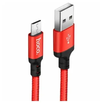 Кабель HOCO X14 micro USB Series 2m Red/Black, купить в rim.org.ru, гарантия на товар, доставка по ДНР