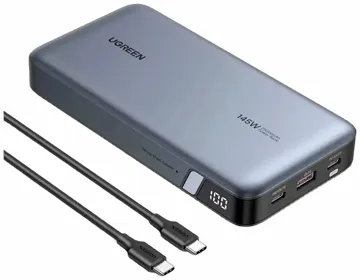 Внешний аккумулятор UGREEN 25000mAh 145W USB-C PB205/90597A, купить в rim.org.ru, гарантия на товар, доставка по ДНР