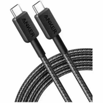 Кабель ANKER 310 USB-C to USB-C - 1.8m 240W Nylon (Black), купить в rim.org.ru, гарантия на товар, доставка по ДНР