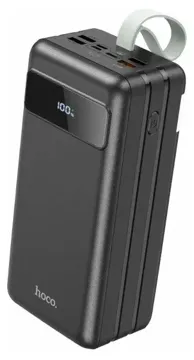 Внешний аккумулятор HOCO J86B Electric 60000mAh 4USB3.0A 22.5W PD20W+QC3.0 Black, купить в rim.org.ru, гарантия на товар, доставка по ДНР