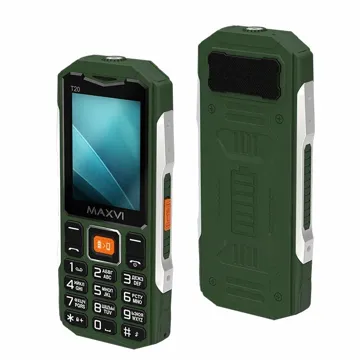 Мобильный телефон MAXVI T20 Green, купить в rim.org.ru, гарантия на товар, доставка по ДНР
