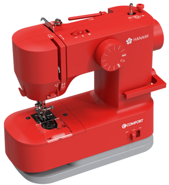 Швейная машина COMFORT SAKURA 120 RED, купить в rim.org.ru, гарантия на товар, доставка по ДНР